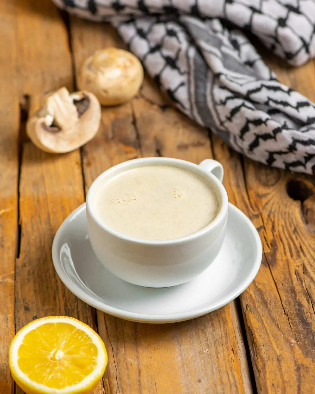 شوربة الفطر الكريمية