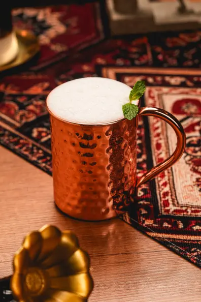 لبن بالنعناع البارد