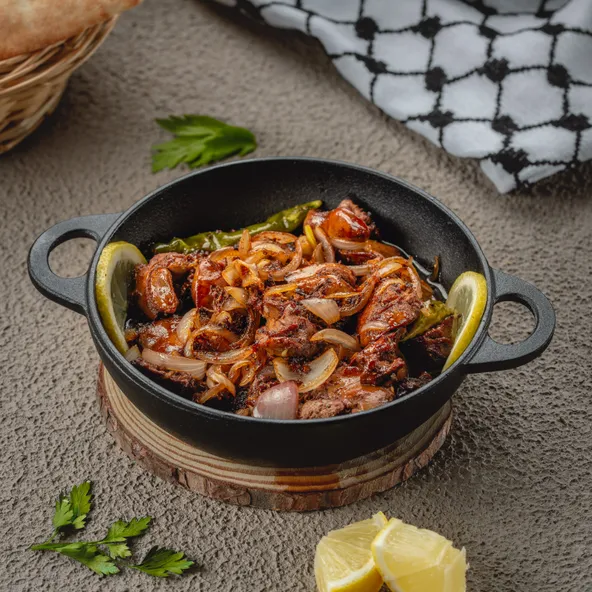 كبد دجاج بدبس الرمان