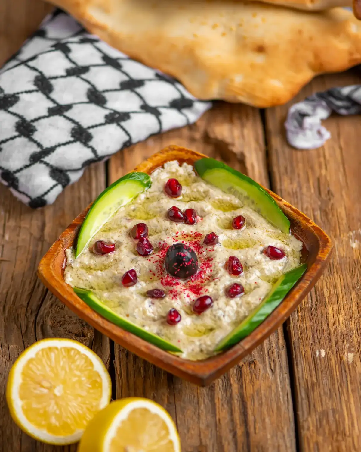 متبل باذنجان مشوي