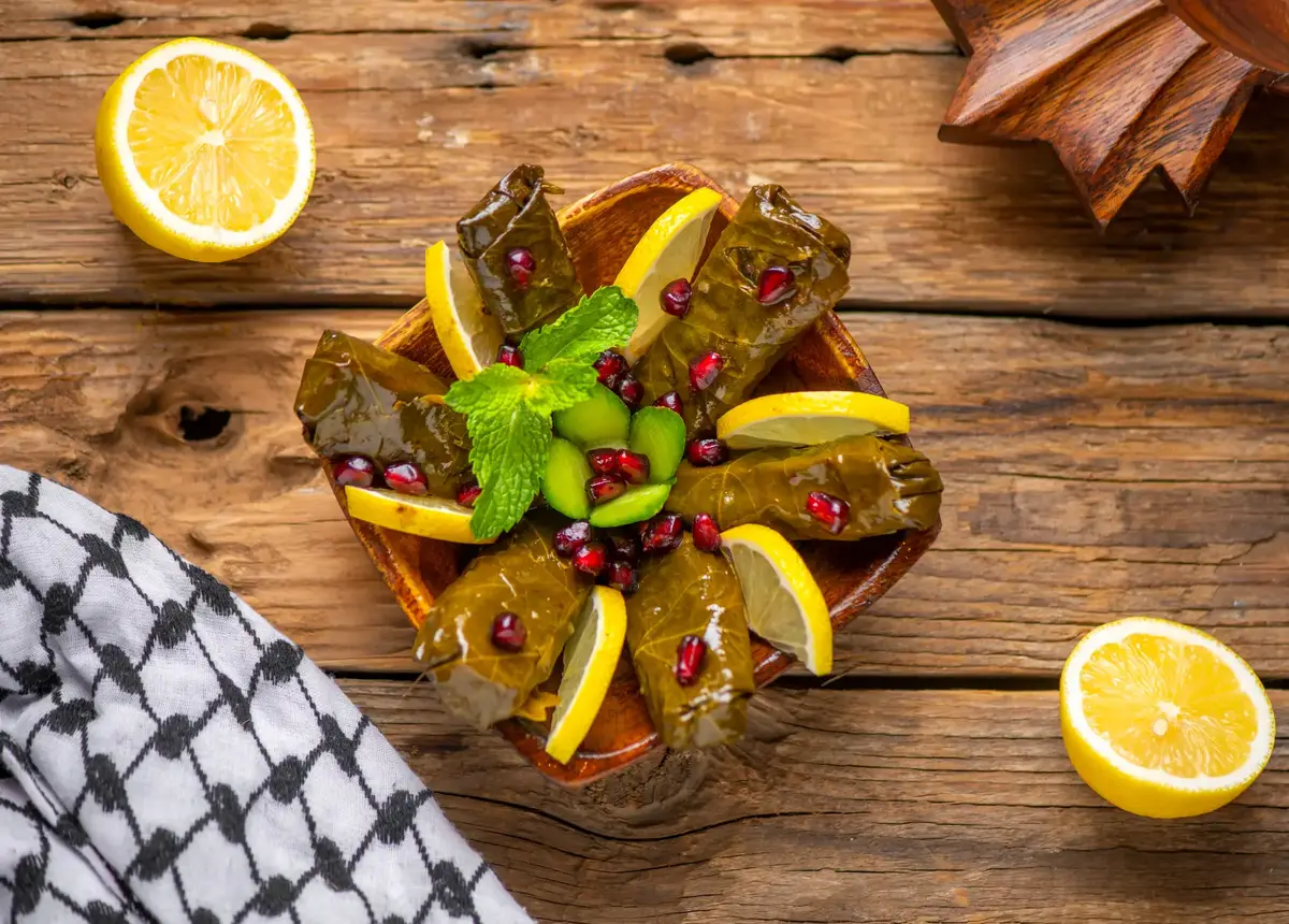 ورق عنب بالزيت