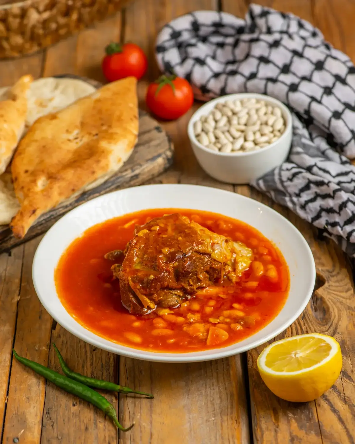مرق الفاصولياء البيضاء